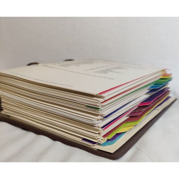 Vintage 1982 "The Knitting Collection" Binder 3" Patterns By Golden Press - Picture 10 of 16